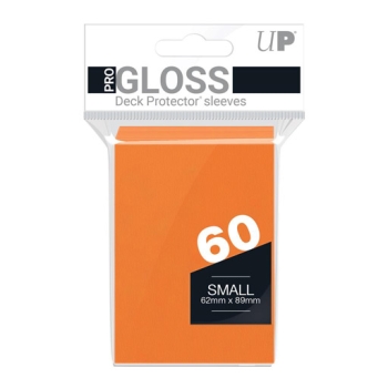 Ultra-Pro-60-Small-Gloss-Deck-Protector-Sleeves-Orange